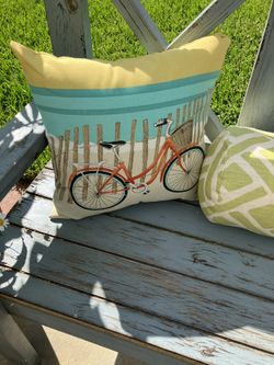 Summer Outdoor Throw Pillows $5 Each
