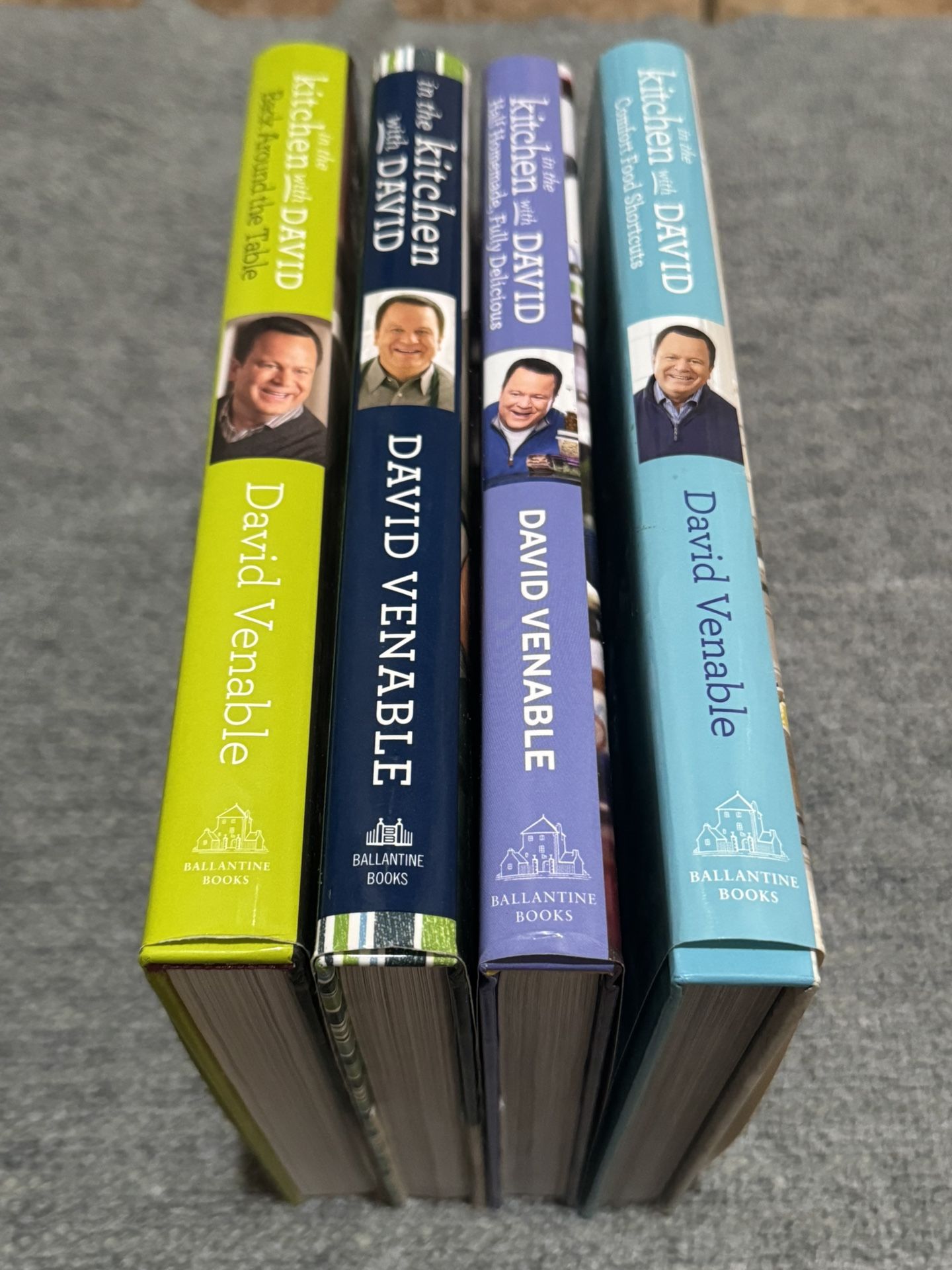David Venable “In the Kitchen with David” – 4 Cookbook Set (Hardcover)