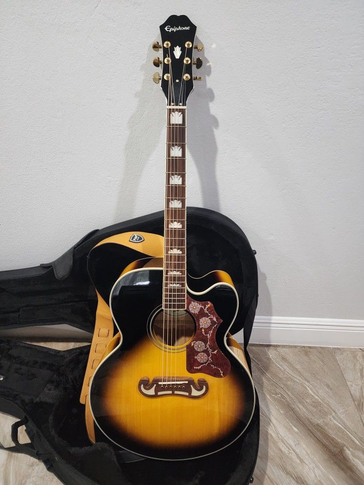 Epiphone EJ 200 Acoustic/electric Guitar