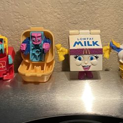 Vintage McDonald’s Happy Meal Changeable Transformers Toys