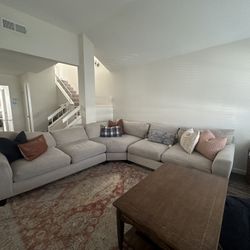 Down-Filled Sectional Sofa – Oversized & Comfy – Originally $3,500
