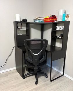 Desk and chair