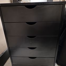 Premium 5-Drawer Mobile File Cabinet With Wheels 