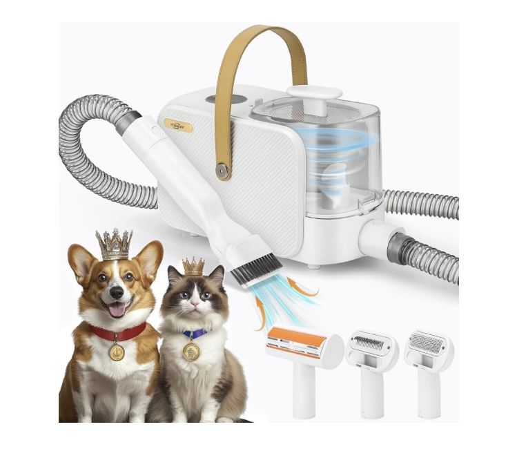 2.0L Dog Grooming Kit, Pet Grooming Kit & Vacuum