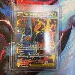 Mega Heracross ex Ultra Rare ME02: Phantasmal Flames 108/094