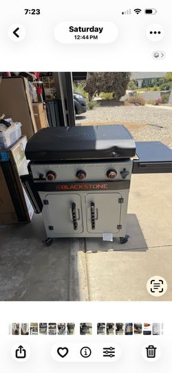 Black stone grilled