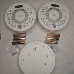 Set Of 3 Fire Alarm/carbon Monoxide Detector New