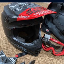 Dirt bike Helmet Set