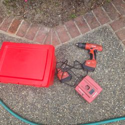 Hilti drill. Batseries, and charger