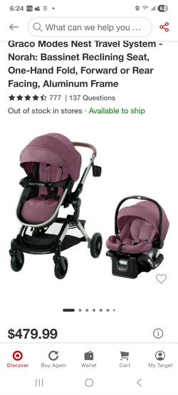 Modes nest travel system/Graco stroller