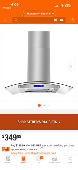 Island Exhaust vent New