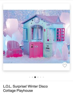 Winter Disco Playhouse Lol Winter Cottage Playhouse Little Tikes