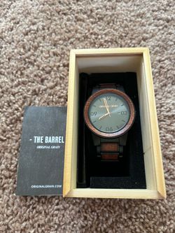 Original Grain whiskey barrel watch