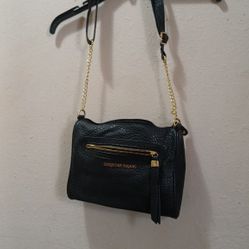 Brand New Christina S I R I A N O Crossbody Shoulder Purse With Chain Outside Zipper Soft Leather Excellent Condition