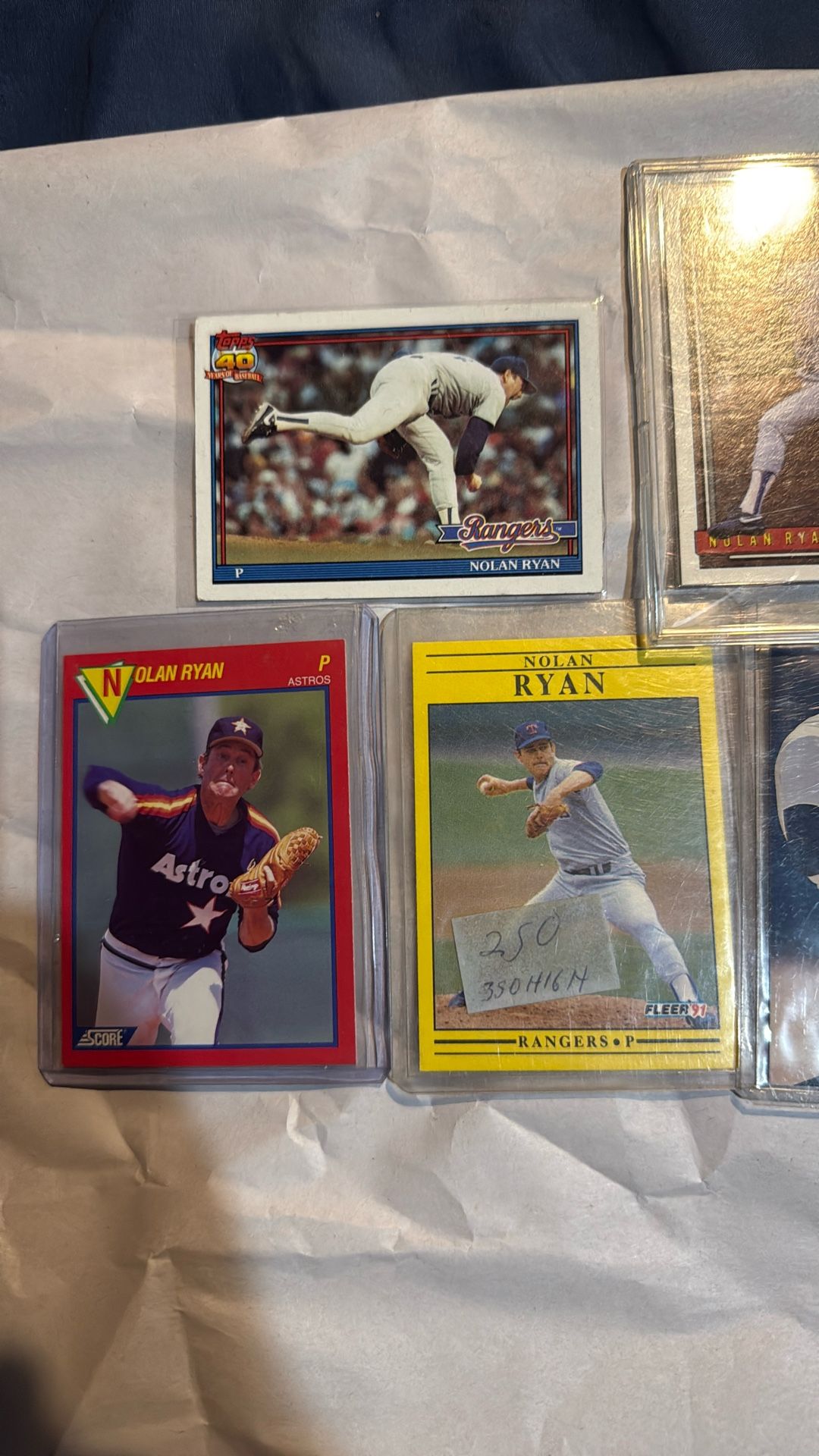 Nolan Ryan Card Lot