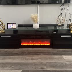 75inches Fireplace Tv Stand 