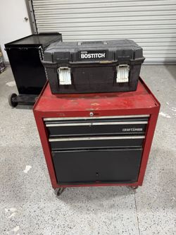 Craftsman tool box with hand held tool box