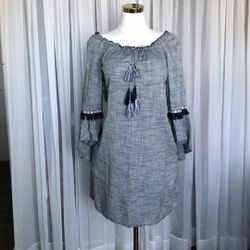 Boho Bell Sleeve Dress Size L