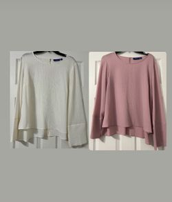 2 New Long Sleeve Blouses – 