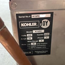 Kohler STEAM GENERATORS (SET OF 2) K15PC