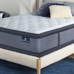 King Size Mattress Serta Perfect Sleeper Pillow Top 14” Inches New From Factory Wrapped in Plastic Same Day Delivery  🚚 