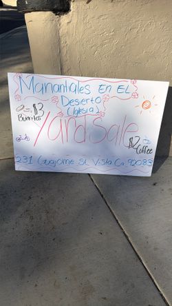 Venta De Garage Y Desayuno Burritos Y Café