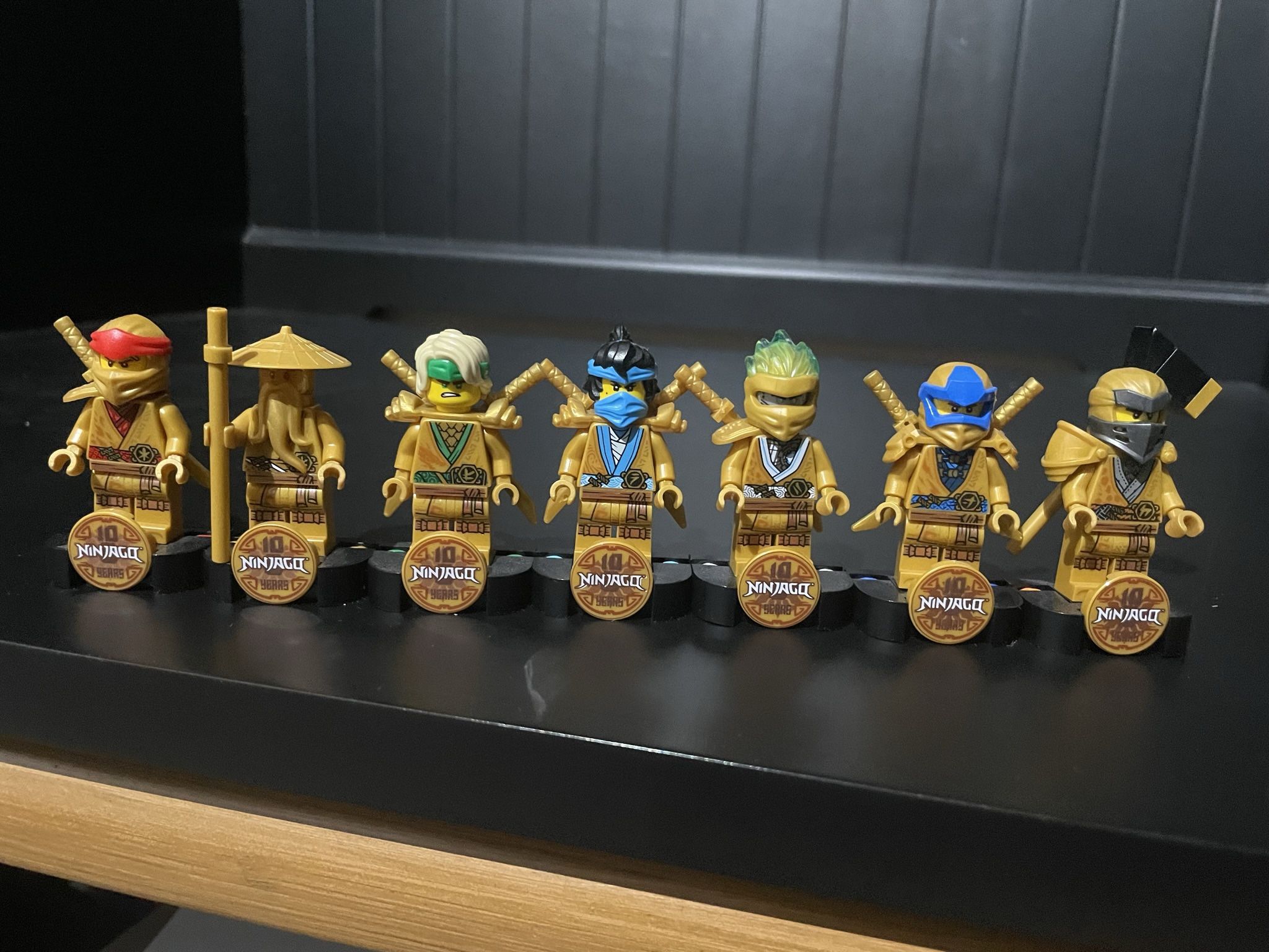 Lego Ninjago 10 Year Anniversary Minifigures Lego Ninjago 10th