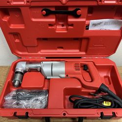 Milwaukee 3107-6 7-Amp Corded 1/2 in. Corded Right-Angle Drill Kit with Hard Case