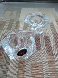 Crystal Twist Votive Candle Holders