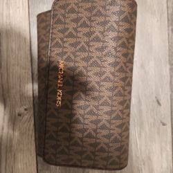 Michael Kors Rich Brown Leather Handbag
