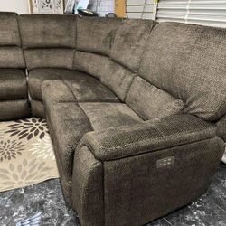 Shreveport 6 Pcs Modular Reclining Sectional Sofa Couch 