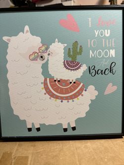 Llama Picture Frame 