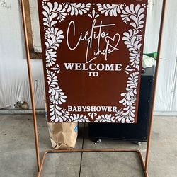 Babyshower Cielito Lindo welcome Sign
