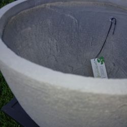 Brand New Patio Ceramic Pot In Box Plant Not Included 