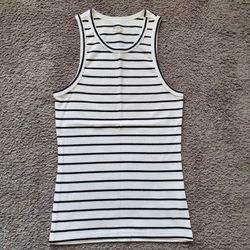 Striped Ribbed Tank Top