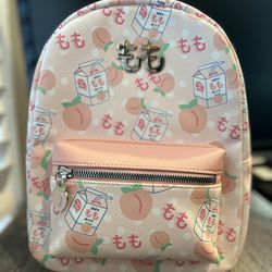 Pastel Peach Milk Mini Backpack 