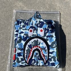 Bape Hoodie Blue