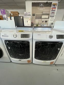 New Maytag Extra Power Set Washer 4.5 Cu Ft and Dryer Gas
