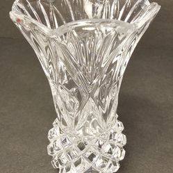 Vintage Cut Glass Vase