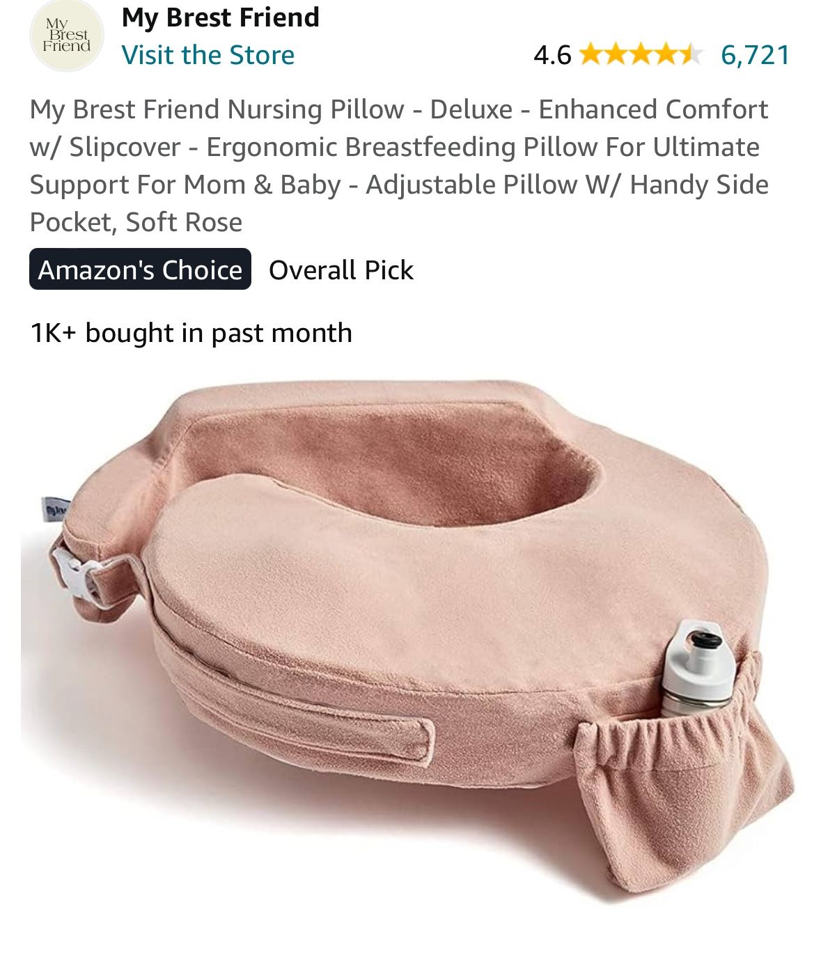 My Brest Friend Nursing Pillow