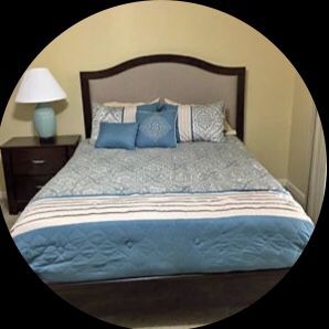 queen bed room set 2 nightstand and bed frame comes with mattress