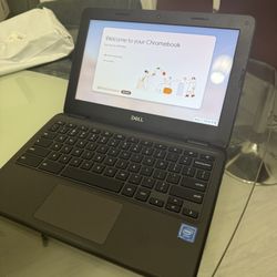 DelDell 11.6" Chromebook Celeron 1.1GHz/4GB/32GB (Black) Computer Laptop