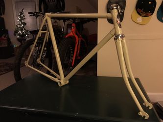 Vintage Royce Union Lugged Steel Bike Frame MADE IN JAPAN