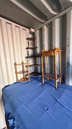 Vintage Wood Plant Stands & Tiered Display Shelves – Bundle Available