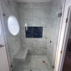 3/8 Shower) glass door
