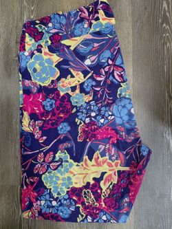 Lularoe TC2 Floral Print Leggings