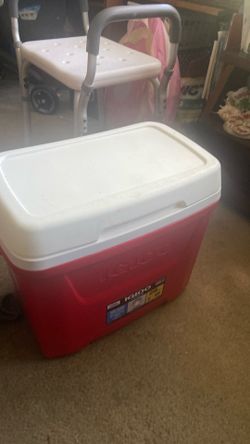 Cooler by igloo price 12$. Pick up. E. Side. Tacoma