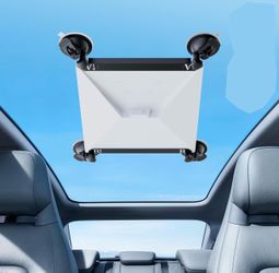 Starlink Mini Mount, Starlink Mini Suction Cup Mount for Car Windows & Sunroofs, Secure Mounting Kit with 2 Spare Cups & Anti-Slip Pad,All-Weather Sta