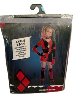 Harley Quinn Costume L 12-14