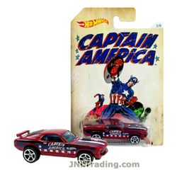 Captain America 70 Ford Mustang Mach1 Hotwheels